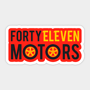 Forty Eleven Motors Sticker